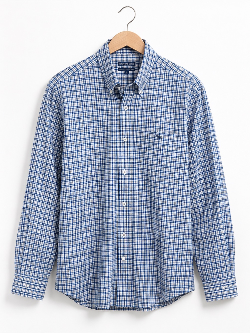 Fish Hippie Mens Size M Plaid Button Down